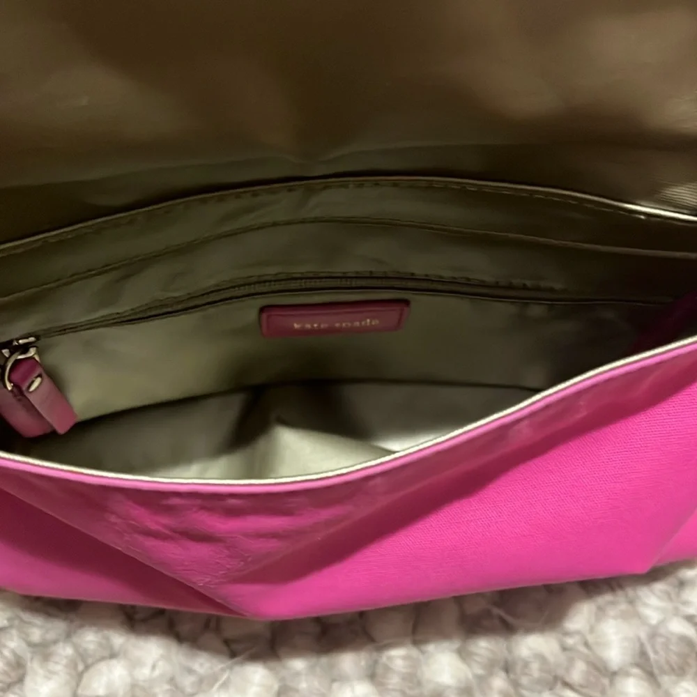 Kate Spade Pink and Red Bow Shoulder Bag - Picture 8 of 12